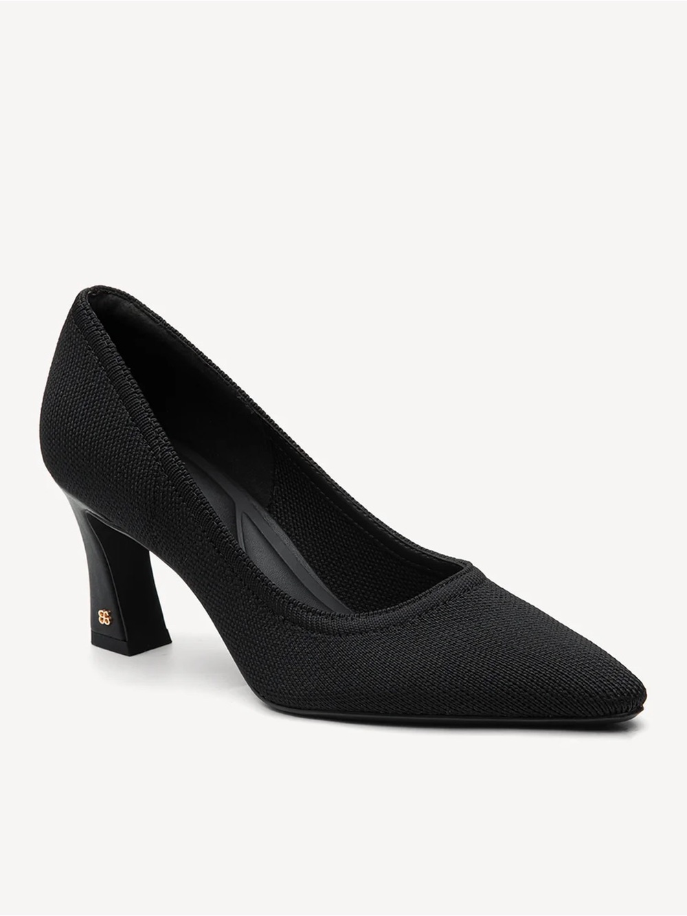 COSY Island Black Mid-Heel Pointed Toe Pumps size 7.5